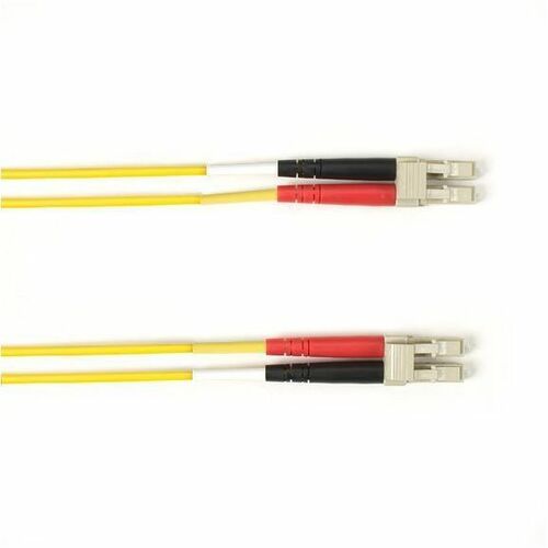 Black Box Fiber Optic Duplex Patch Network Cable - FOCMP10-003M-LCLC-YL