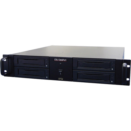 CRU RAX RAX425DC-SJ Drive Enclosure - eSATA Host Interface - 2U Rack-mountable - Black - 41210-0499-0000