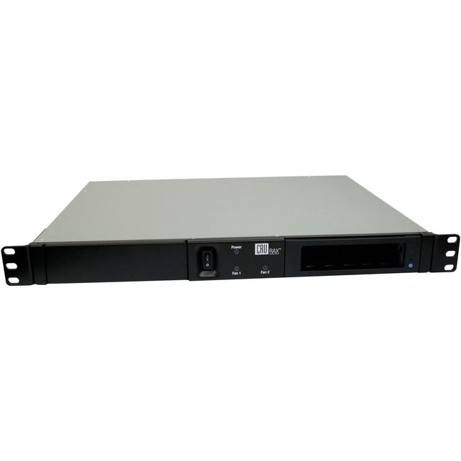 CRU RAX RAX215DC-3QJ Drive Enclosure - FireWire/i.LINK 800, USB 3.0, eSATA Host Interface - 1U Rack-mountable - Black - 40610-3199-0001