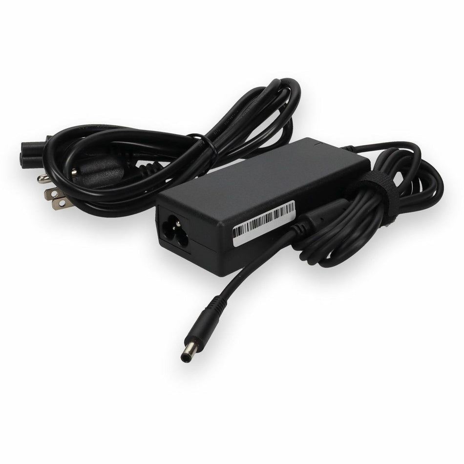 Dell 312-1307 Compatible 45W 19.5V at 2.31A Black 7.4 mm x 5.0 mm Laptop Power Adapter and Cable - 312-1307-AA