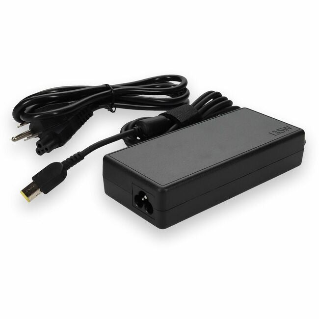 Lenovo 4X20E50558 Compatible 135W 20V at 6.75A Black Slim Tip Laptop Power Adapter and Cable - 4X20E50558-AA