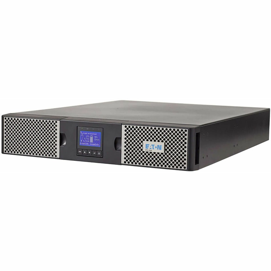 Eaton 9PX 1000VA 900W 208V Online Double-Conversion UPS - C14 Input, 8 C13 Outlets, Cybersecure Network Card Option, Extended Run, 2U Rack/Tower - 9PX1000GRT