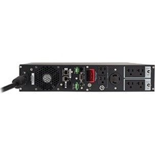 Eaton 9PX 1500VA 1350W 120V Online Double-Conversion UPS - 5-15P, 8x 5-15R Outlets, Cybersecure Network Card, Extended Run, 2U Rack/Tower - 9PX1500RTN