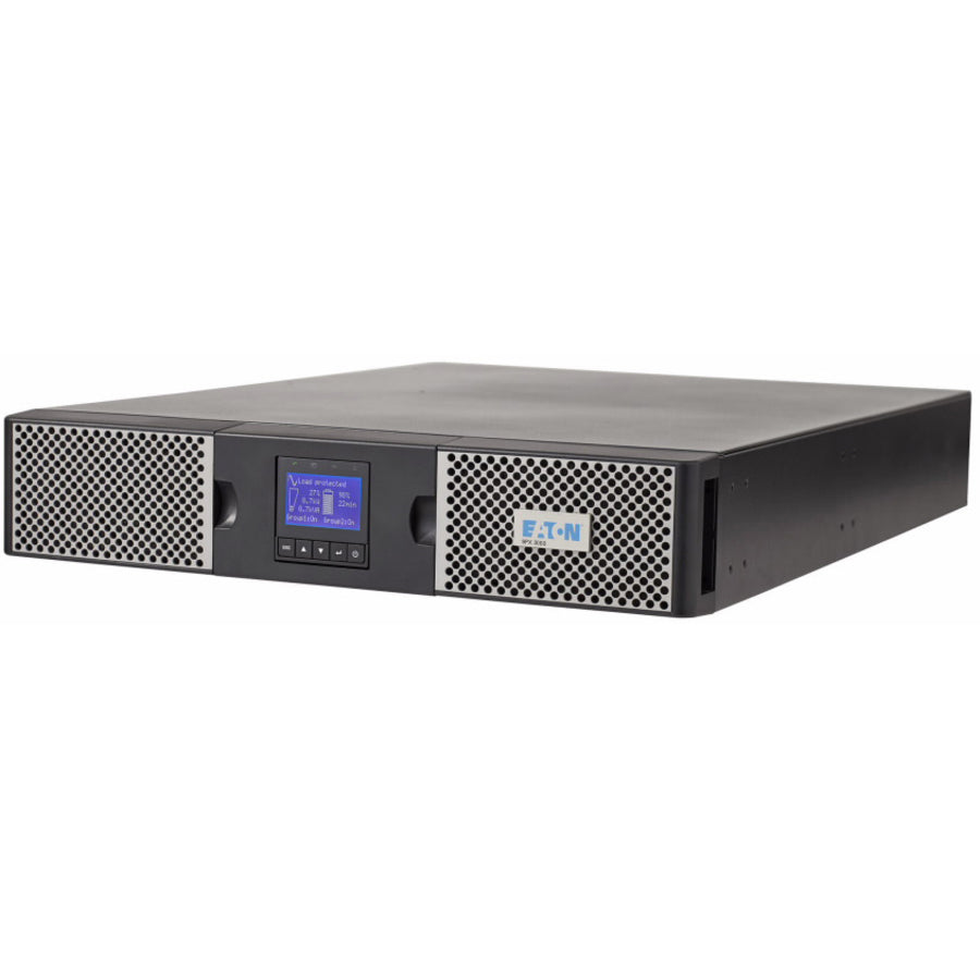 Eaton 9PX 1500VA 1350W 120V Online Double-Conversion UPS - 5-15P, 8x 5-15R Outlets, Cybersecure Network Card, Extended Run, 2U Rack/Tower - Battery Backup - 9PX1500RTN