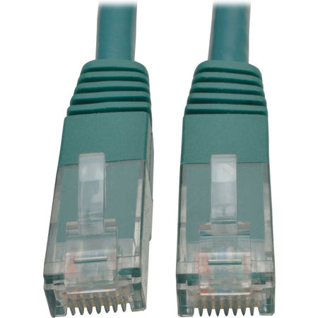 Tripp Lite by Eaton Cat6 Gigabit Molded (UTP) Ethernet Cable (RJ45 M/M) PoE Green 3 ft. (0.91 m) - N200-003-GN