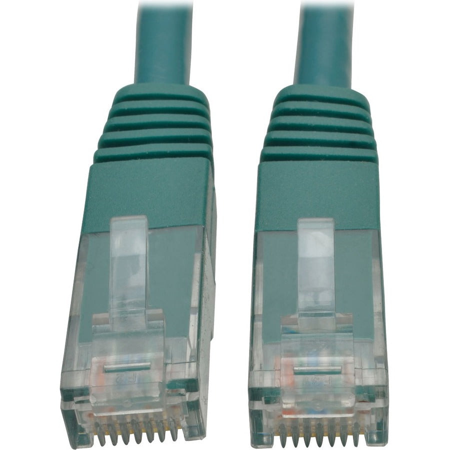 Tripp Lite by Eaton Cat6 Gigabit Molded (UTP) Ethernet Cable (RJ45 M/M) PoE Green 7 ft. (2.13 m) - N200-007-GN