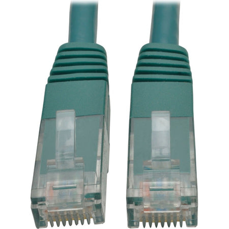 Tripp Lite by Eaton Cat6 Gigabit Molded (UTP) Ethernet Cable (RJ45 M/M) PoE Green 7 ft. (2.13 m) - N200-007-GN