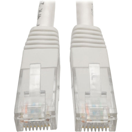 Tripp Lite by Eaton Cat6 Gigabit Molded (UTP) Ethernet Cable (RJ45 M/M) PoE White 15 ft. (4.57 m) - N200-015-WH