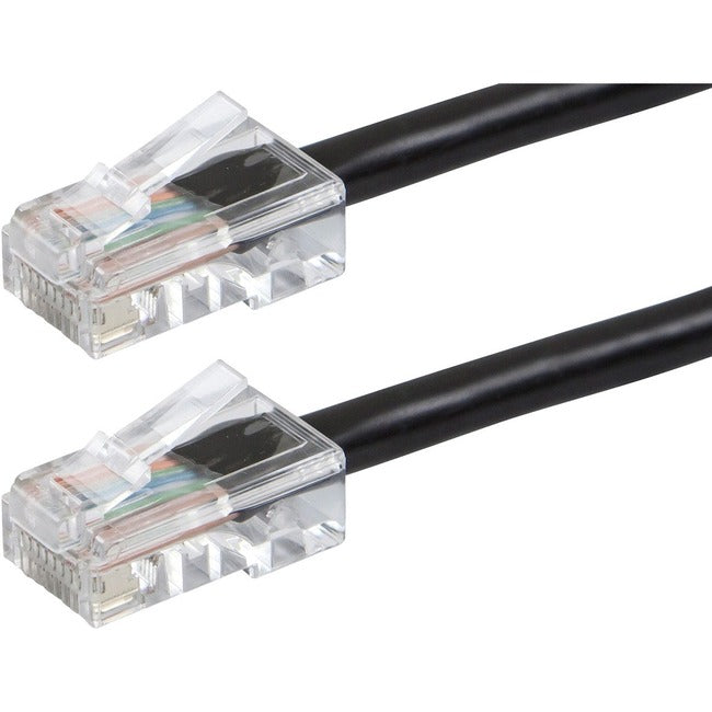 Monoprice ZEROboot Series Cat6 24AWG UTP Ethernet Network Patch Cable, 7ft Black - 13404