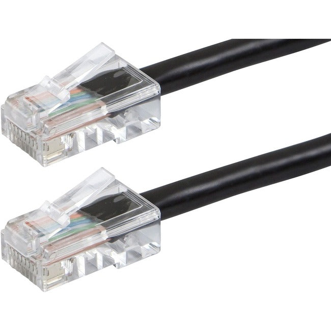 Monoprice ZEROboot Series Cat6 24AWG UTP Ethernet Network Patch Cable, 10ft Black - 13406