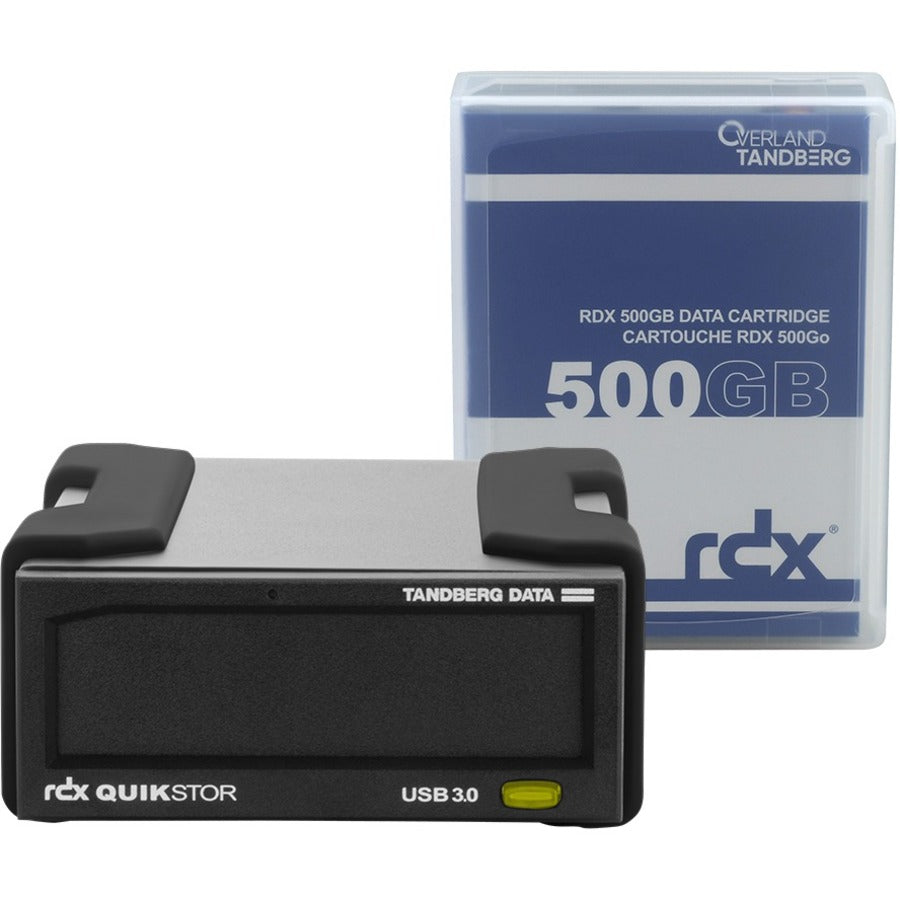 Overland Tandberg RDX QuikStor External drive kit with 500GB HDD, USB3+ - 8863-RDX