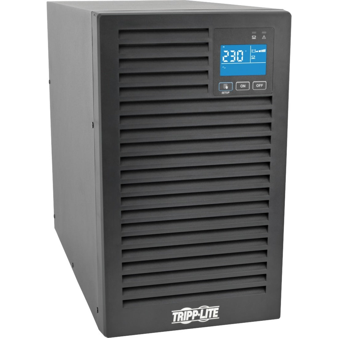 Tripp Lite by Eaton SmartOnline 230V 2kVA 1800W On-Line Double-Conversion UPS, Tower, Extended Run, Network Card Options, LCD, USB, DB9 - Battery Backup - SUINT2000XLCD