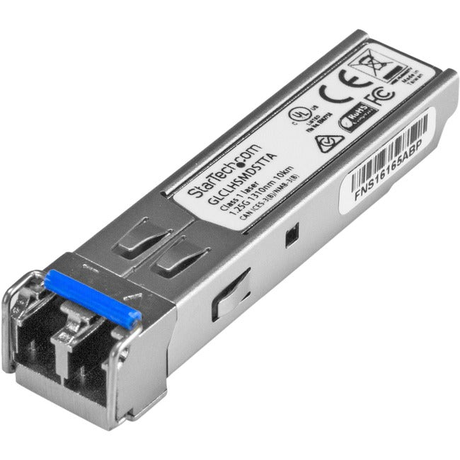 StarTech.com Cisco GLC-LH-SMD Compatible SFP Module - 1000BASE-LX/LH - 1GE Gigabit Ethernet 1GbE Single Mode Fiber SMF Optic Transceiver - GLCLHSMDSTTA