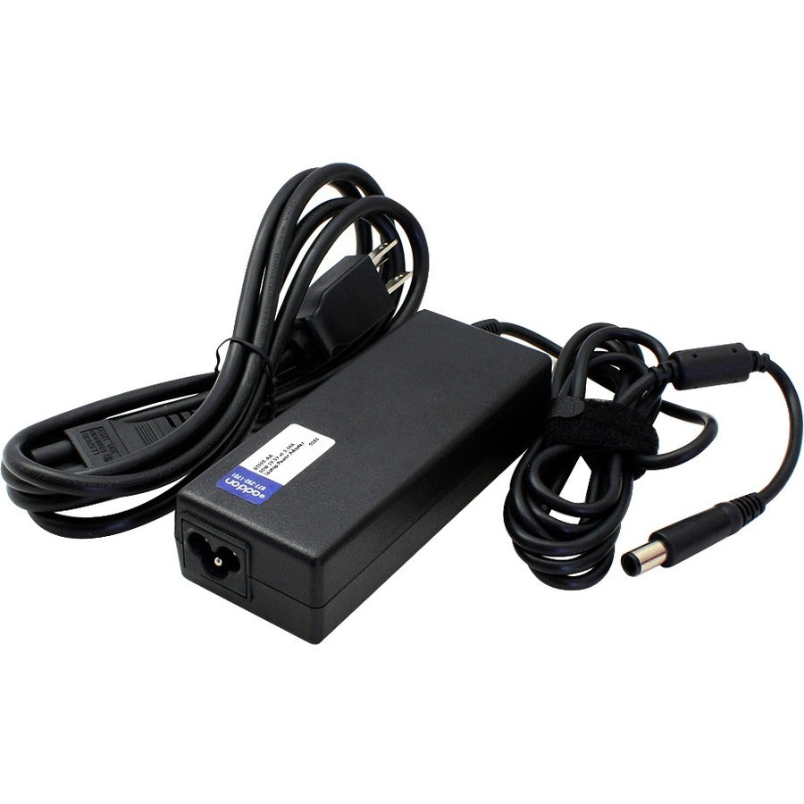 AddOn Microsoft&reg; W9S-00001 Compatible 48W 12V at 3.6A Black Magnetic Tip Laptop Power Adapter and Cable - W9S-00001-AA
