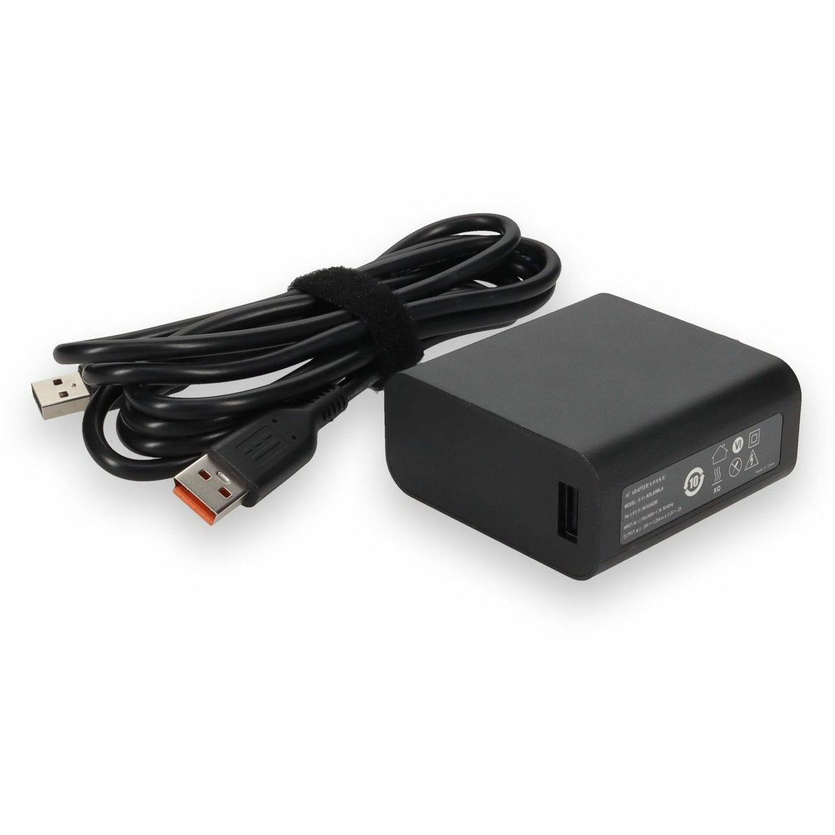 Lenovo ADL65WDA Compatible 65W 20V at 3.25A Black Laptop Power Adapter and Cable - ADL65WDA-AA