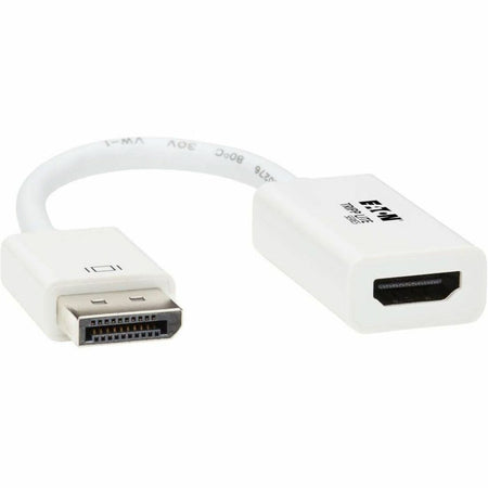 Eaton Tripp Lite Series DisplayPort to HDMI Active Adapter Video Converter (M/F), 4K 60 Hz, DP 1.2, HDCP 2.2, 6 in. - P136-06N-H2V2
