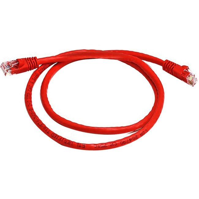 Monoprice Cat6 24AWG UTP Ethernet Network Patch Cable, 3ft Red - 2297