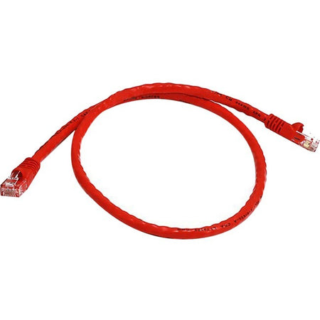 Monoprice Cat6 24AWG UTP Ethernet Network Patch Cable, 2ft Red - 3424