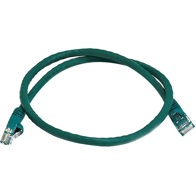 Monoprice Cat6 24AWG UTP Ethernet Network Patch Cable, 2ft Green - 3421