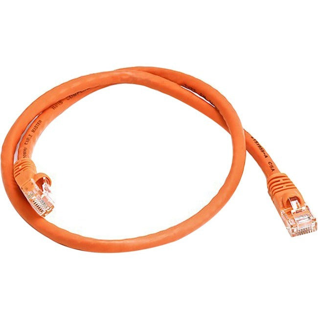 Monoprice Cat6 24AWG UTP Ethernet Network Patch Cable, 2ft Orange - 3422