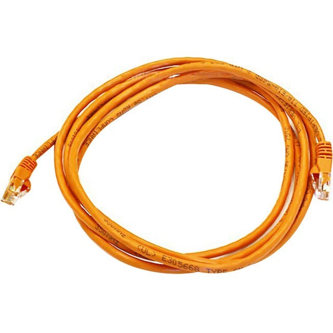 Monoprice Cat6 24AWG UTP Ethernet Network Patch Cable, 7ft Orange - 3414