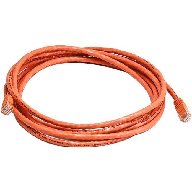 Monoprice Cat6 24AWG UTP Ethernet Network Patch Cable, 10ft Orange - 3439