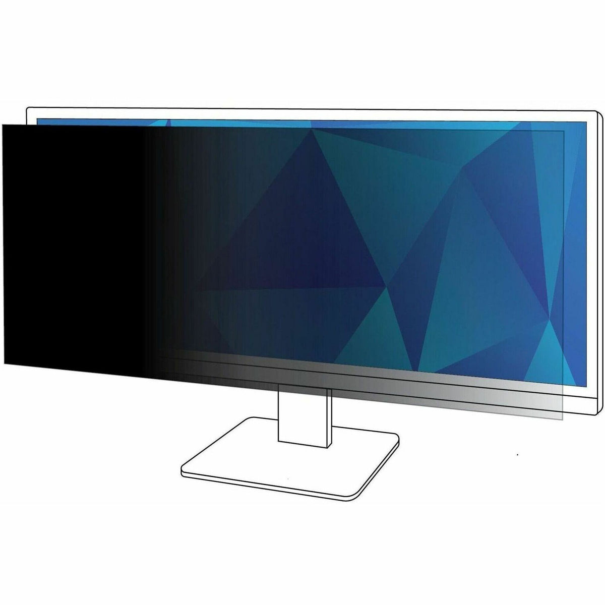 3M&trade; Privacy Filter for 34in Monitor, 21:9, PF340W2B - PF340W2B