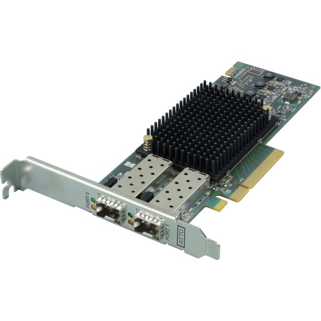 ATTO Dual-channel 16-Gigabit Gen 6 Fibre Channel HBA - CTFC-162P-000