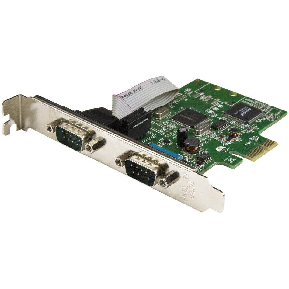 StarTech.com PCI Express Serial Card? 2 port? Dual Channel 16C1050 UART? Serial Port PCIe Card? Serial Expansion Card - PEX2S1050