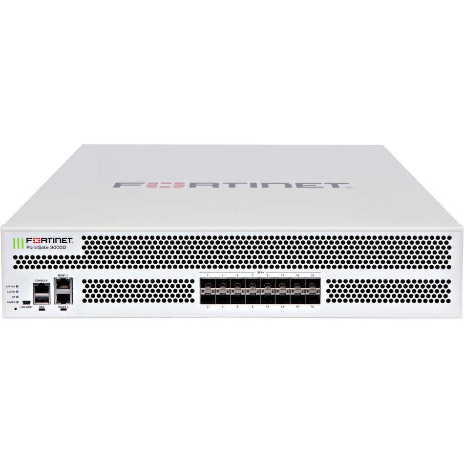 Fortinet FortiGate 3000D Network Security/Firewall Appliance - FG-3000D-BDL-950-60