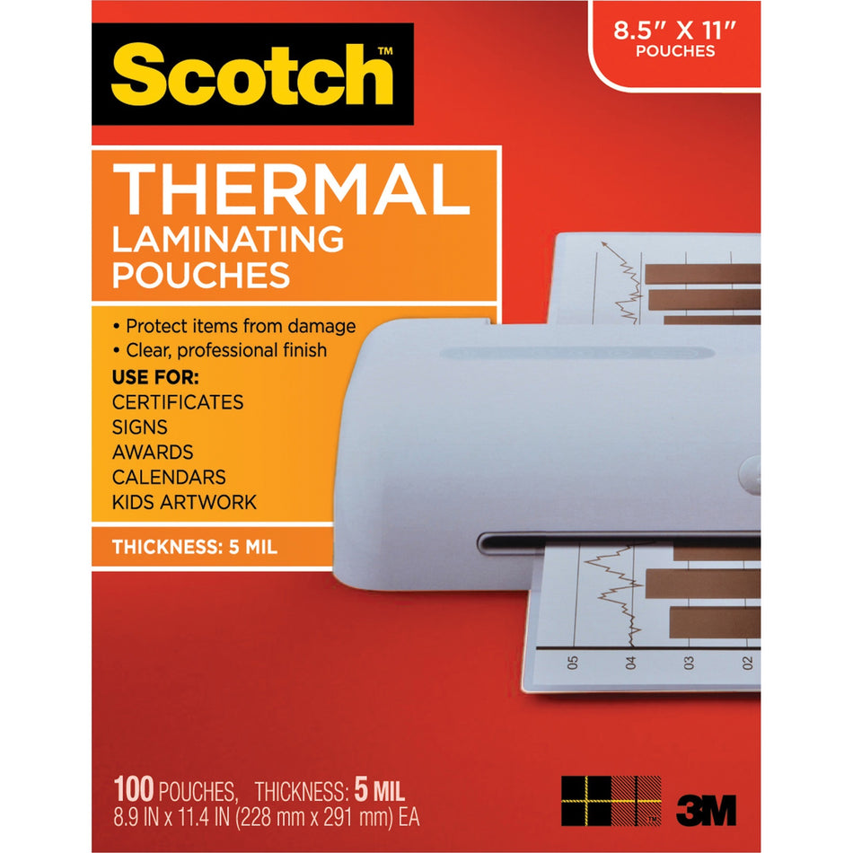 Scotch Thermal Laminating Pouches - TP5854-100