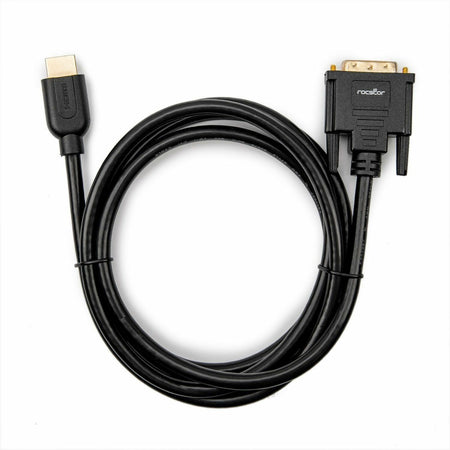 Rocstor Premium HDMI to DVI-D Cable - M/M - 6 ft - 1 x DVI-D Male - 1 x Male HDMI - Y10C124-B1