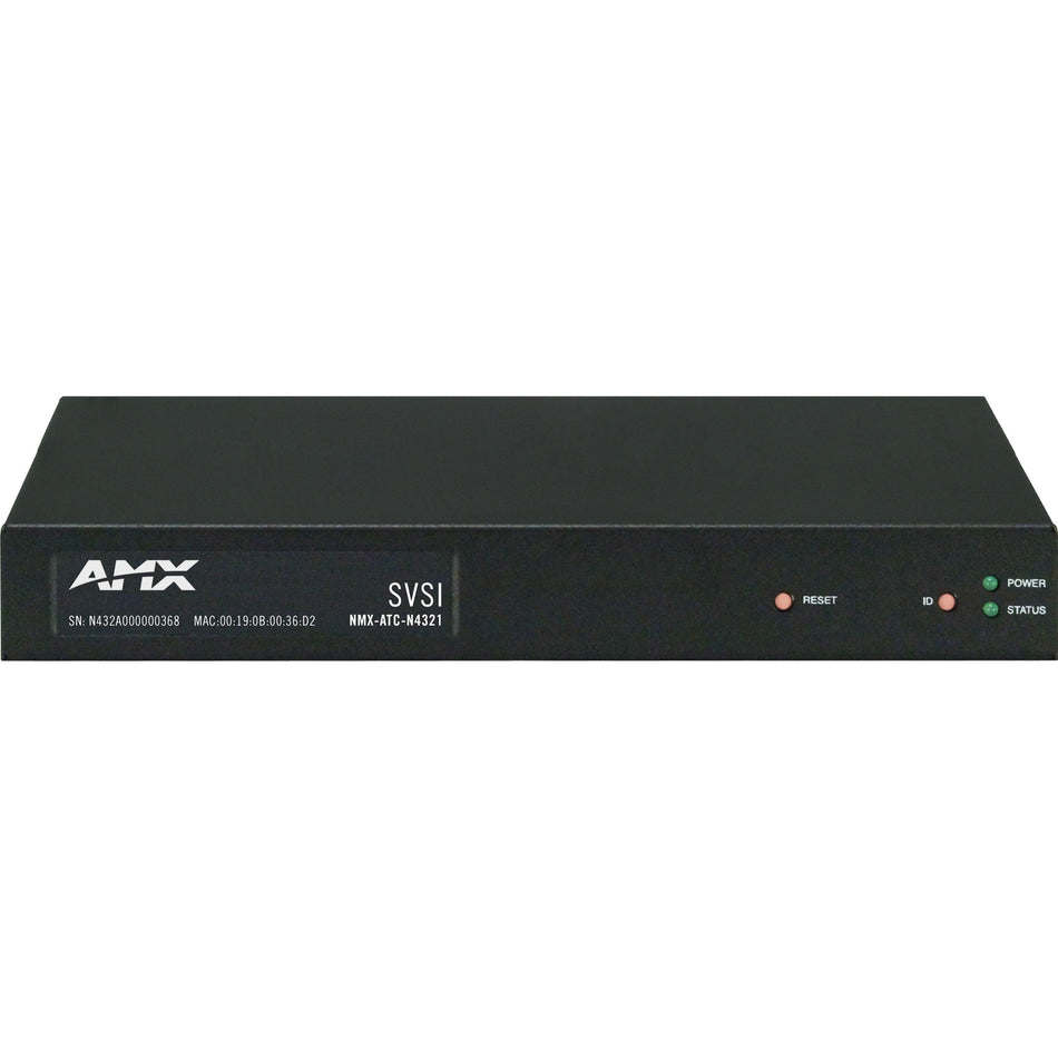 AMX NMX-ATC-N4321 Audio over IP Transceiver - FGN4321-SA