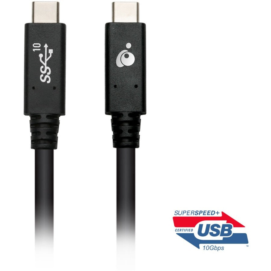 IOGEAR Smart USB-C to USB-C [USB-IF Certified] 10Gbps 3.3ft (1m) Cable with E-Marker - G2LU3CCM01E