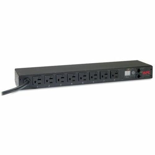 APC by Schneider Electric Rack PDU, Metered, 1U, 20A, 120V, (8) 5-20 - AP7801B