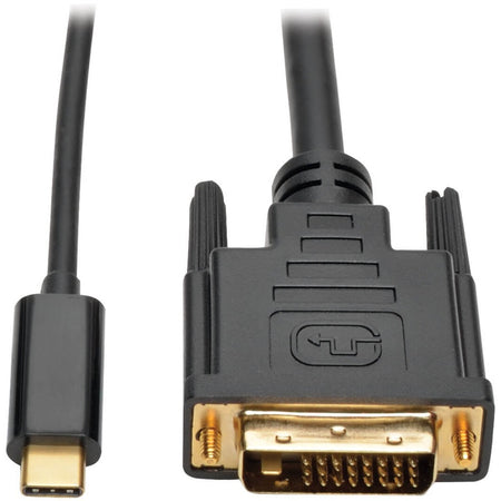 Eaton Tripp Lite Series USB-C to DVI Active Adapter Cable (USB-C to DVI-D Dual Link M/M), 3 ft. (0.9 m) - U444-003-D