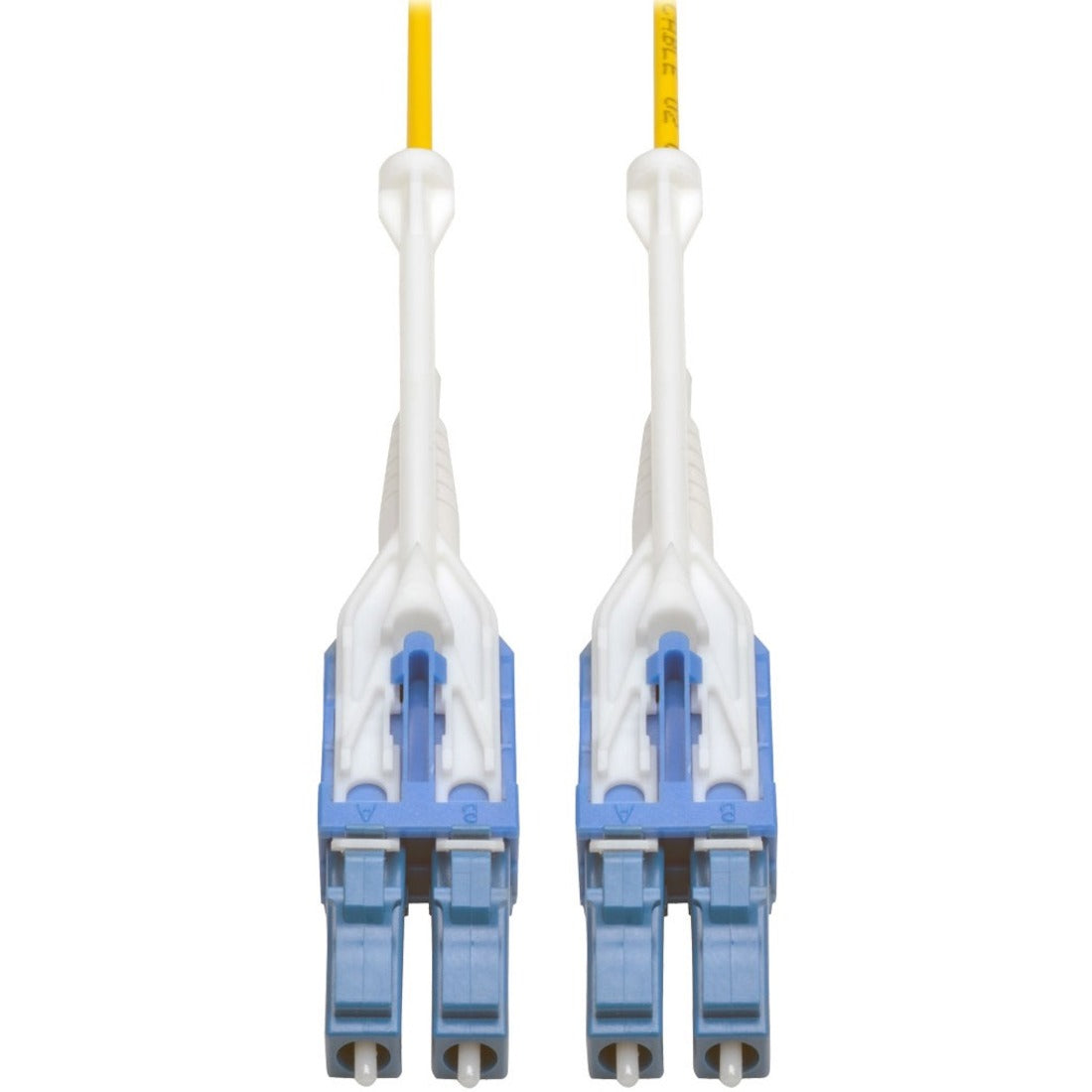Tripp Lite by Eaton Duplex Singlemode 9/125 Fiber Patch Cable (LC/LC) Push/Pull Tabs 1 m (3 ft.) - N370-01M-T