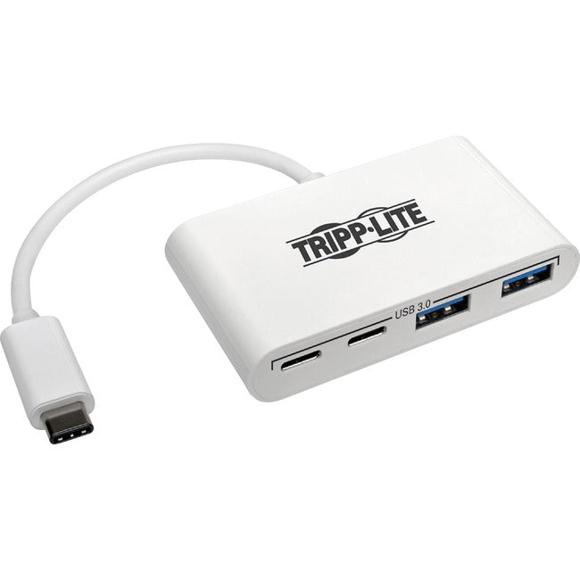 Tripp Lite by Eaton 4-Port USB 3.1 Gen 1 Portable Hub, USB-C to (x2) USB-A and (x2) USB-C - U460-004-2A2C