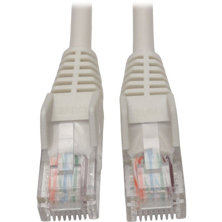 Eaton Tripp Lite Series Cat5e 350 MHz Snagless Molded (UTP) Ethernet Cable (RJ45 M/M), PoE - White, 5 ft. (1.52 m) - N001-005-WH