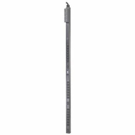 APC NetShelter Switched Rack PDU, Zero U, 12.5kW, 208V, 21 C13 and 3 C19 outlet, 3ft input cord - AP7968B