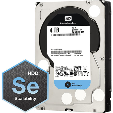 WD WD4000F9YZ 4 TB Hard Drive - 3.5" Internal - SATA (SATA/600) - WD4000F9YZ