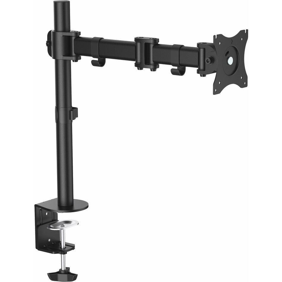 StarTech.com Desk Mount Monitor Arm 34" (17.6lb/8kg) VESA Displays, Articulating Monitor Pole Mount, Height Adjustable, Clamp/Grommet - ARMPIVOTB