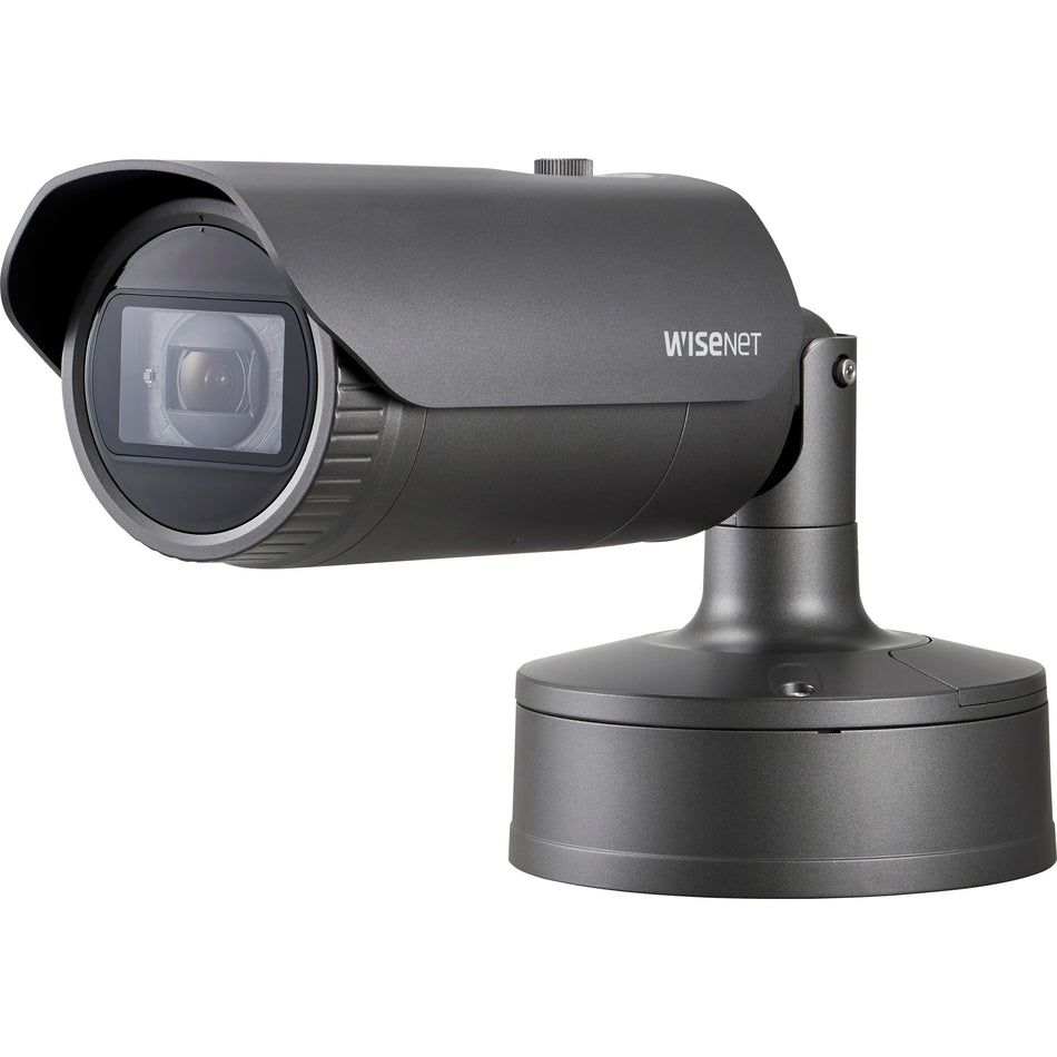 Wisenet XNO-6080R 2 Megapixel Outdoor Full HD Network Camera - Monochrome, Color - Bullet - Dark Gray - XNO-6080R