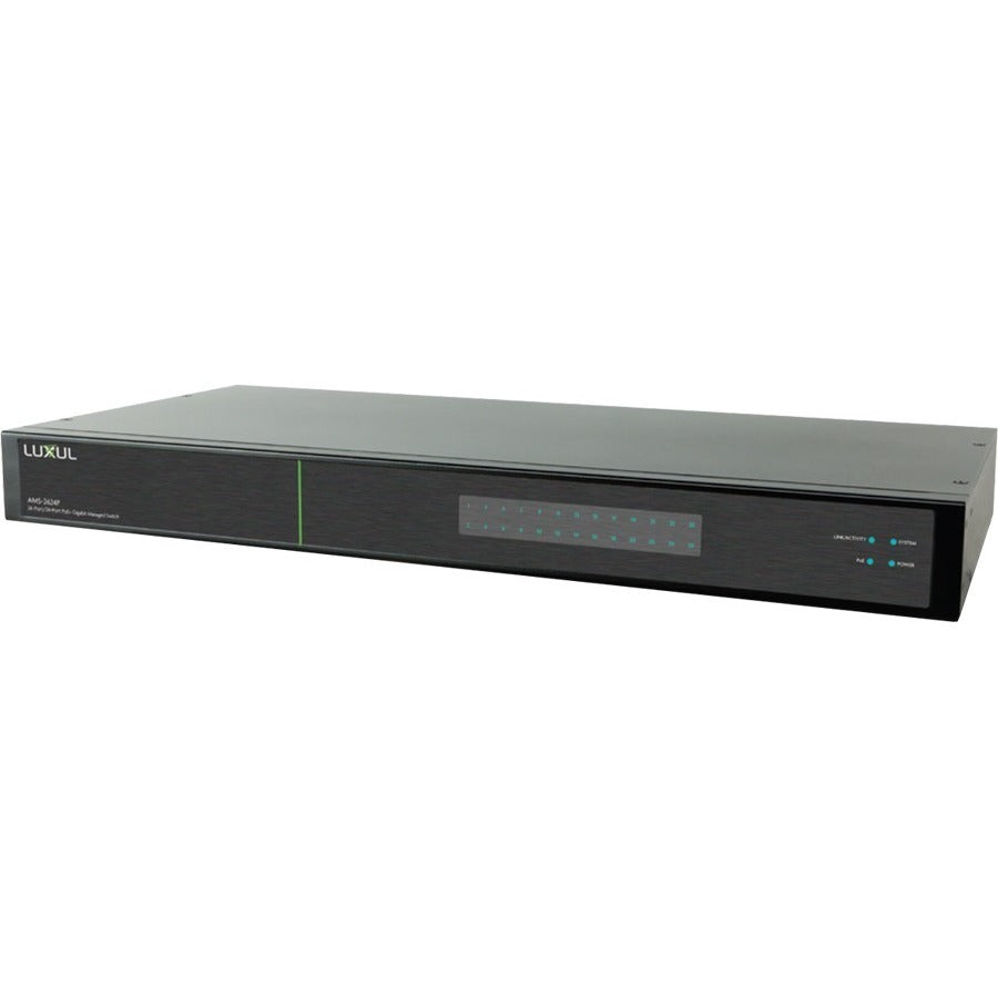 On-Q 26-Port Gigabit Stackable PoE+ L2/L3 Managed Switch - AMS-2624P