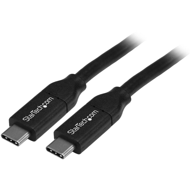 StarTech.com 4m 13 ft USB C Cable with Power Delivery (5A) - M/M - USB 2.0 - USB-IF Certified - USB 2.0 Type C Cable - USB2C5C4M