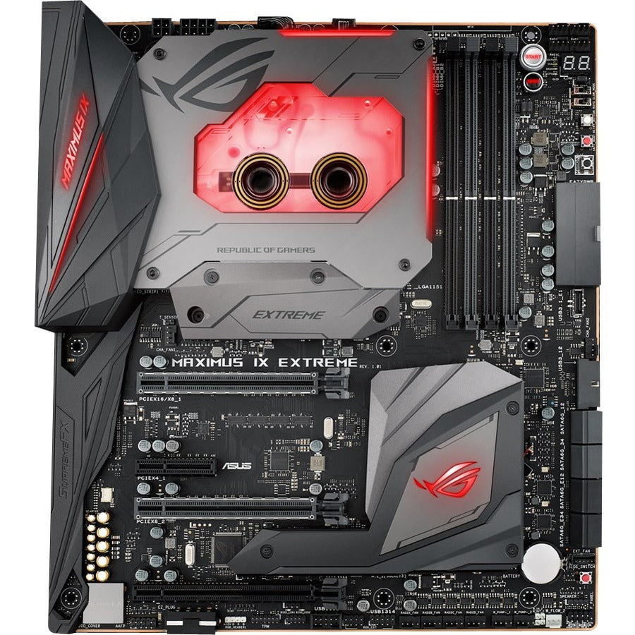 Asus ROG MAXIMUS IX EXTREME Desktop Motherboard - Intel Z270 Chipset - Socket H4 LGA-1151 - Extended ATX - ROG MAXIMUS IX EXTREME