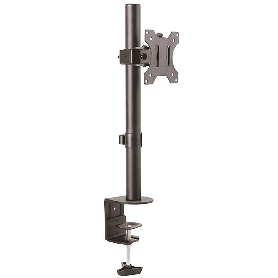 StarTech.com Single Monitor Desk Mount, Adjustable Monitor VESA Mount 34" (17.6lb/8kg) Display, Ergonomic Pole Mount Arm, C-Clamp/Grommet - ARMPIVOTV2