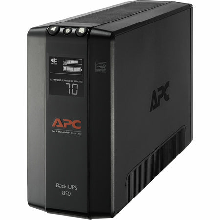 APC Back-UPS 850, Compact Tower, 850VA, 120V, AVR, LCD, 8 NEMA outlets (4 surge) - BX850M