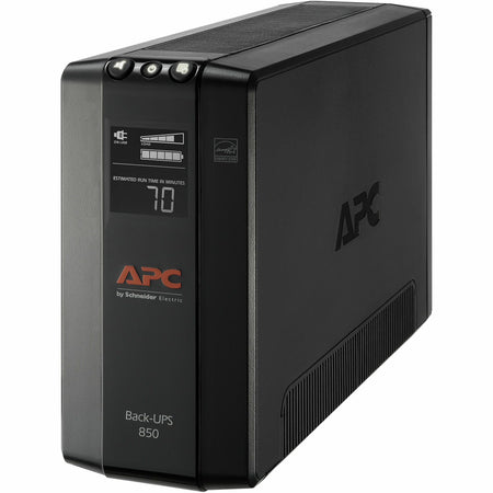 APC Back-UPS 850, Compact Tower, 850VA, 120V, AVR, LCD, 8 NEMA outlets (4 surge) - BX850M
