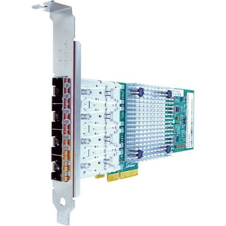 Axiom 1Gbs Quad Port SFP PCIe x4 NIC Card for Intel w/Transceivers - I350F4 - I350F4-AX